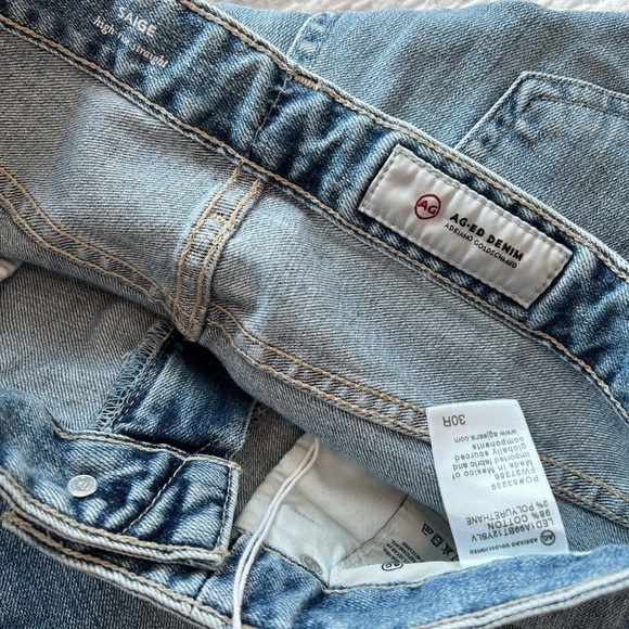 Ag Adriano Goldschmied Saige AG-ED HIGH-RISE STRAIGHT LEG DENIM - Picture 9 of 12